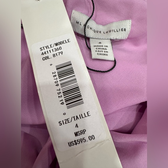 ML Monique Lhuillier Seraphine Satin Maxi Dress - Picture 13 of 15